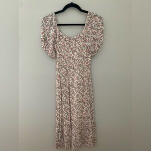 Floral Puff Sleeve Dress